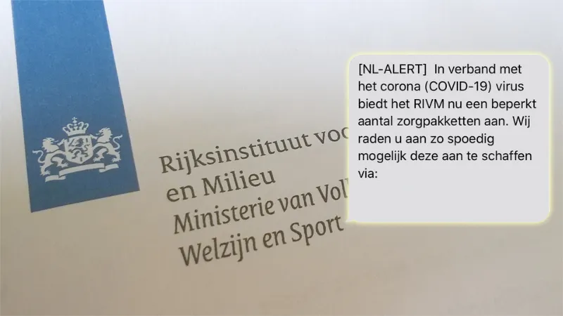 nep sms uit naam van rivm