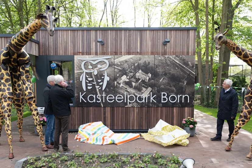 nieuwe ingang voor kasteelpark born