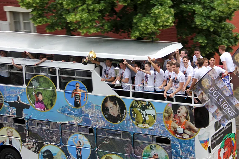 oci lions naar huldiging