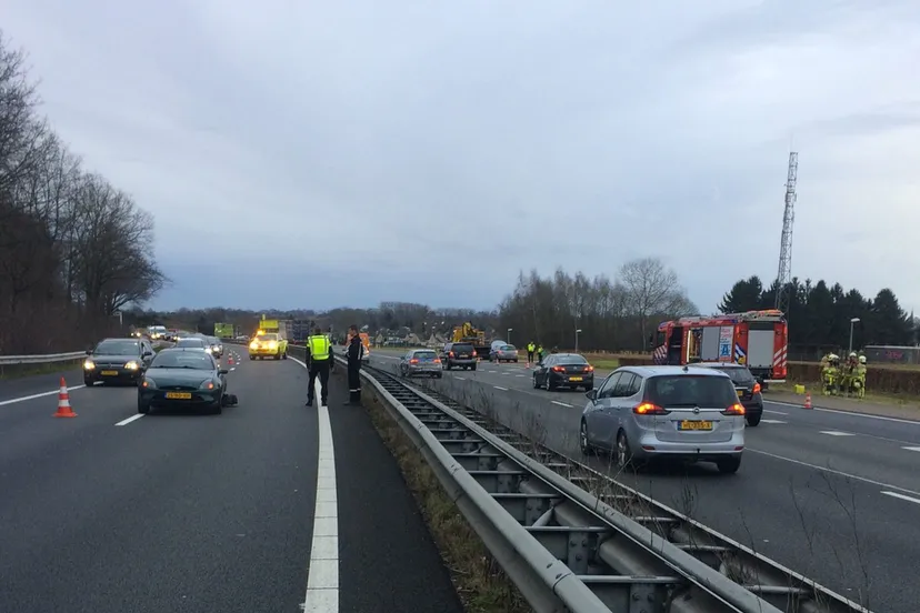 ongeluk a76 maandag 12 maart 2018