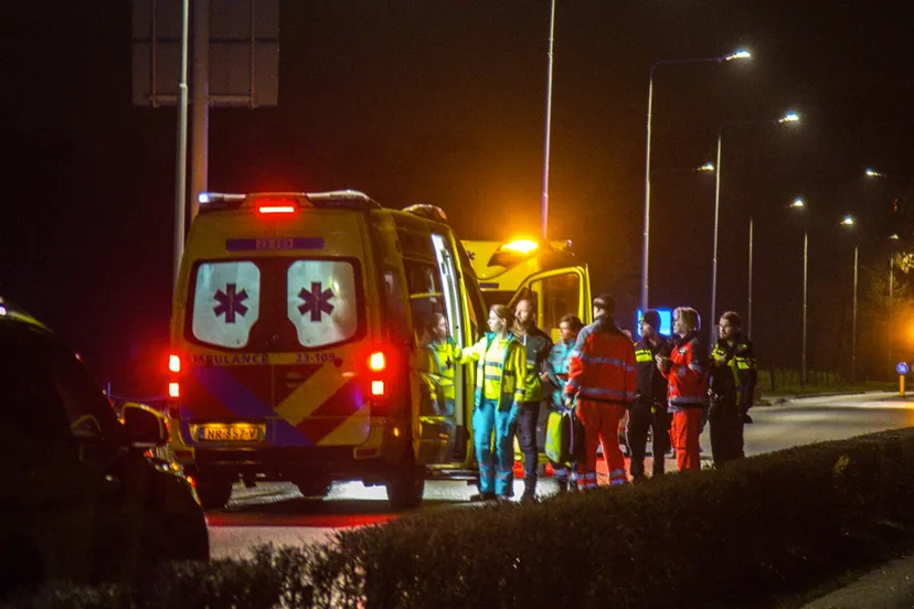 ongeluk met scoorter sittarderweg bij nieuwstadt