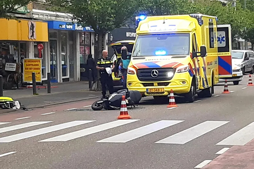 ongeval met scooter op rijksweg centrum geleen