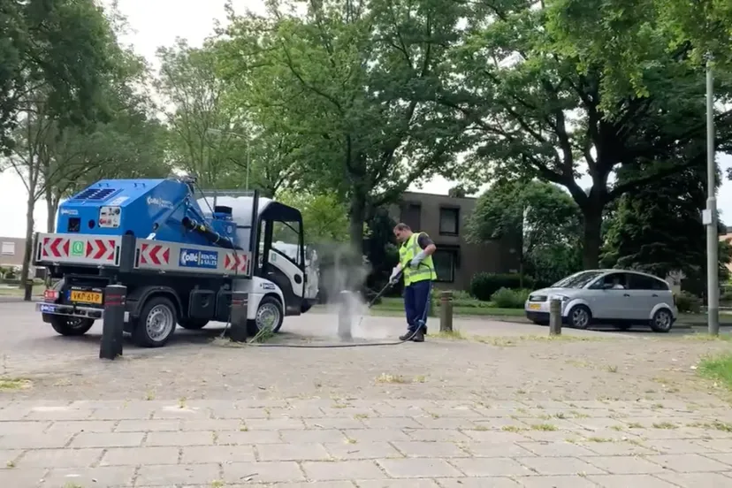 onkruidbestrijding met heet water in sittard geleen