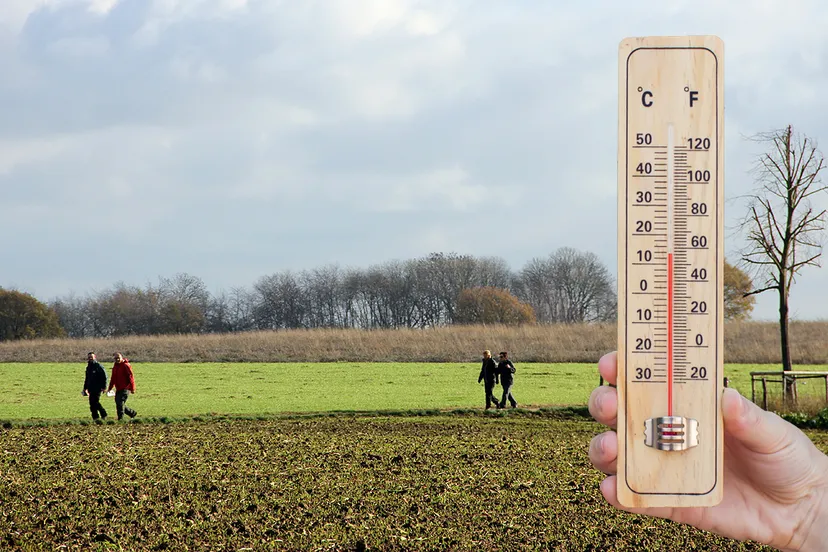 op een na warmste kerst ooit gemeten