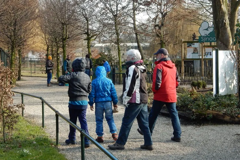 opa en oma kasteelpark born