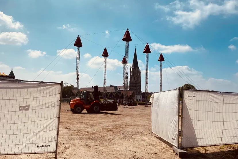 opbouwen sint rosafestival 2022 gestart