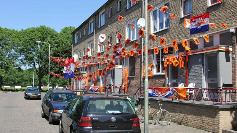 oranjegekte archieffoto