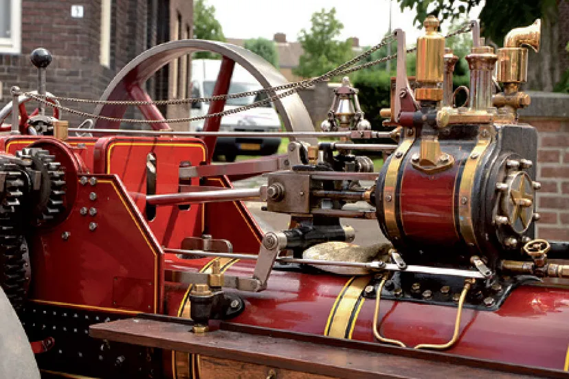 oude ambachten stoomtractor