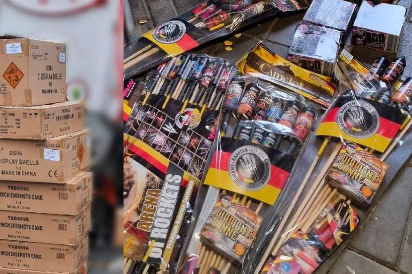 partij illegaal vuurwerk stein