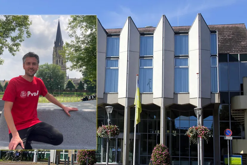 paul kubben lijsttrekker pvda gemeentehuis stadswinkel geleen