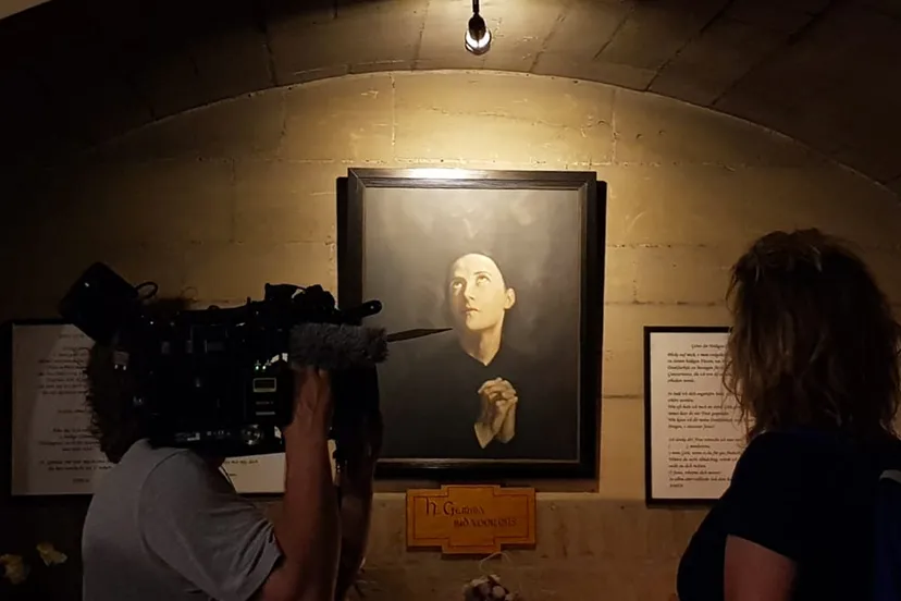 pelgrimspad in de gemmakapel in sittard