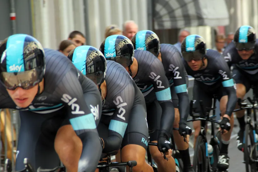 ploegentijdrit team sky