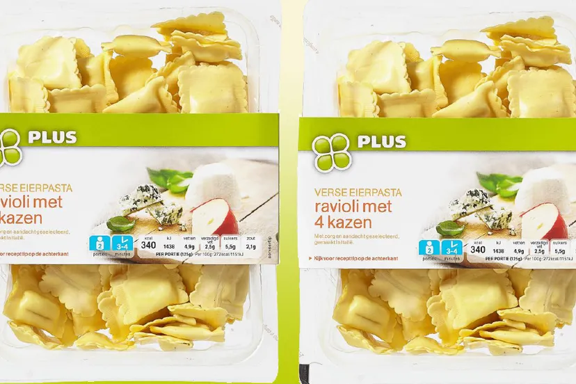 plus ravioli met vier kazen plus