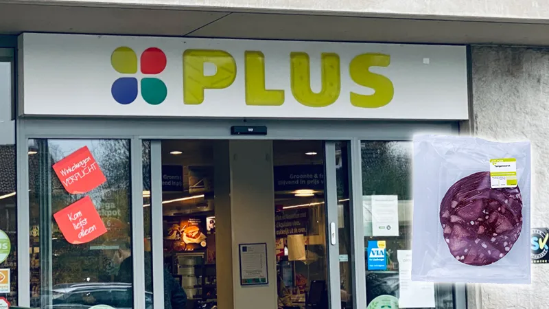 plus supermarkt tongenworst
