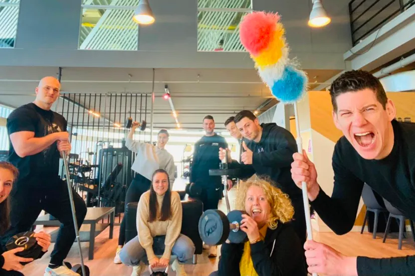 poetsbeurt bij anytime fitness