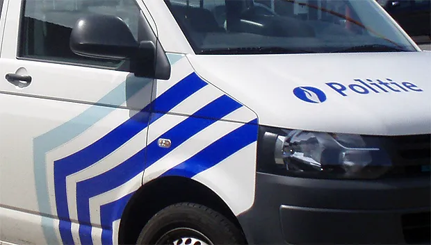 politie belgie vw bus