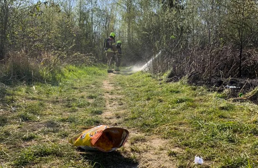 politie echt brandstichting bos