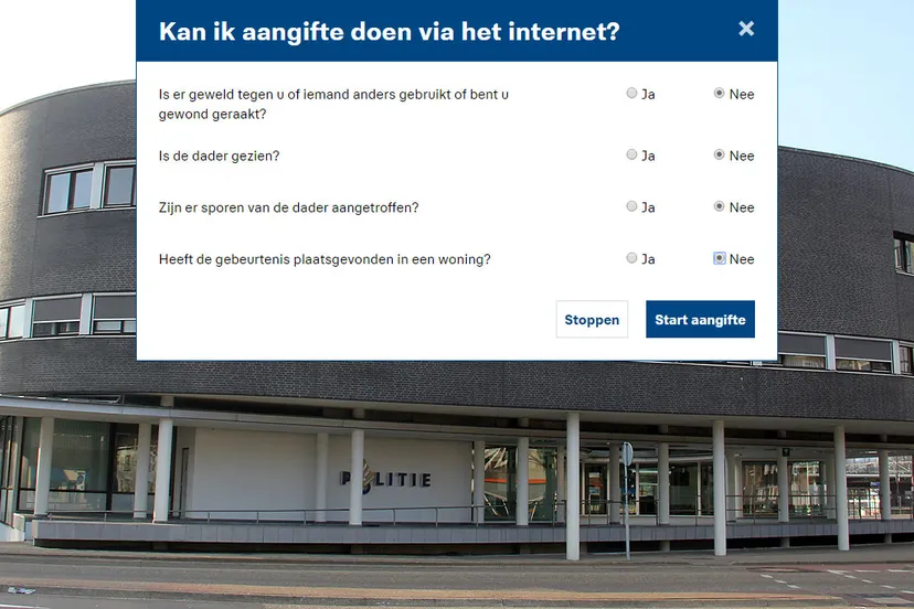 politiebureau sittard april 2014 aangifte via internet