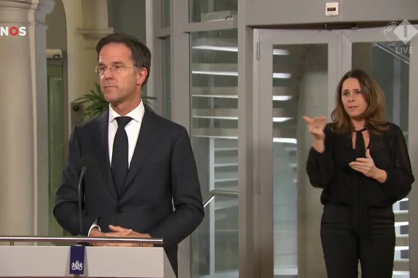 premier mark rutte persmoment 27 10 2020