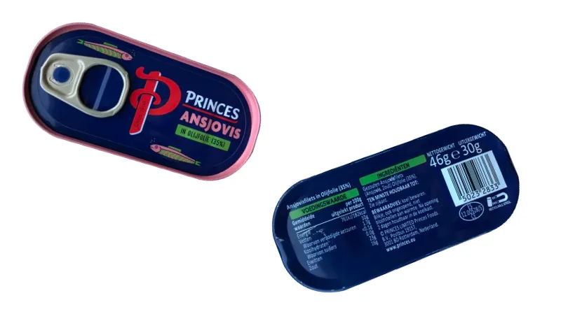 princess ansjovis veiligheidswaarschuwing