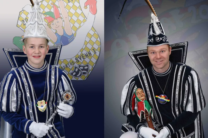 prins wesley en jeugdprins svenn narre