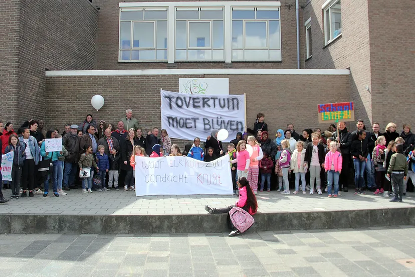 protest de tovertuin