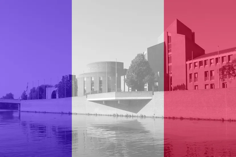 provinciehuis en franse vlag