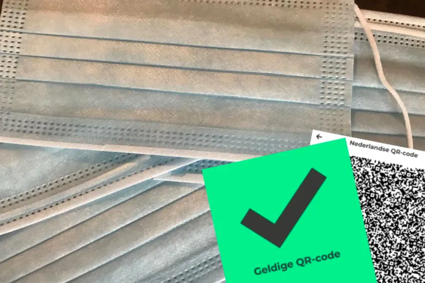 qr code en mondkapjes