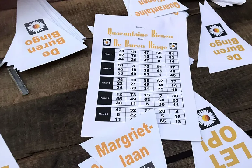 quarantaine kienen oftewel de buren bingo