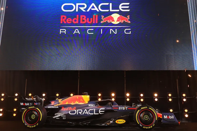 red bull rb19 mike coppola getty imagesgetty images for red bull content pool