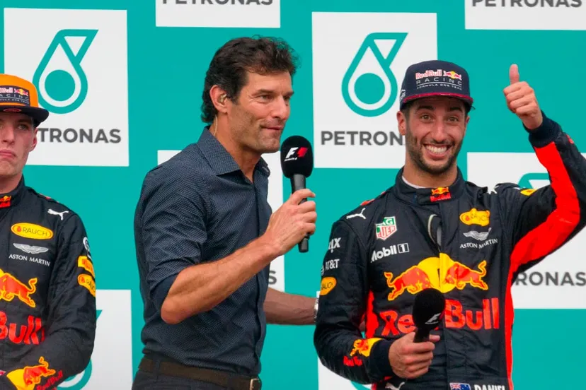 ricciardo op podium in maleisie 2017