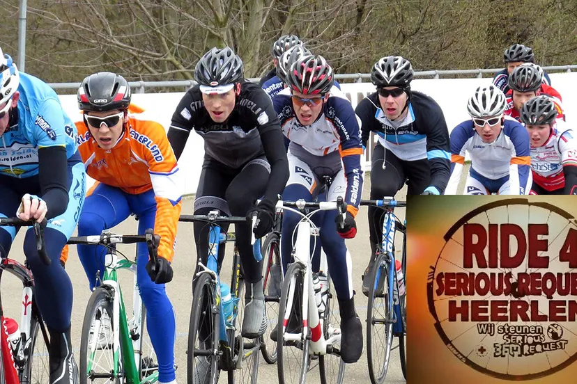 ride for serious request wielerbaan geleen