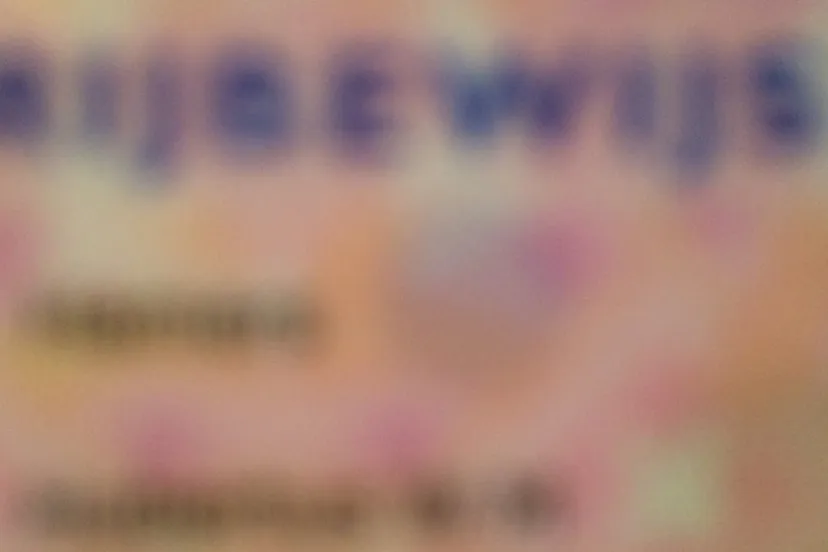 rijbewijs zeer onscherp