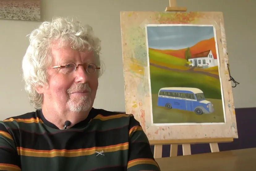 rode zakdoek bus stopt