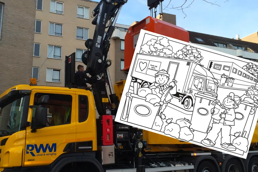 rwm kleurplaat trots op onze afvalhelden