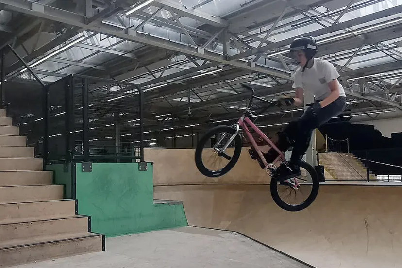 sam van rijswijk tijdens de training in eindhoven