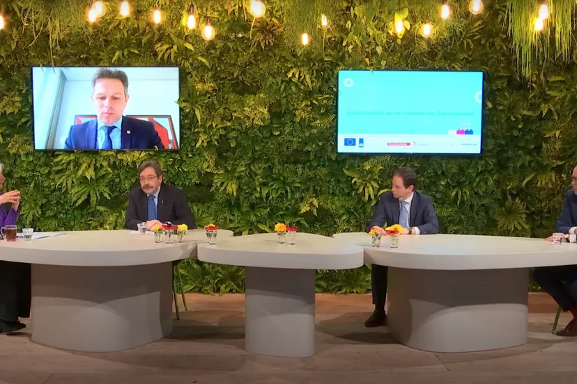 screenshot kickoff webinar europese programmas zuid nederland