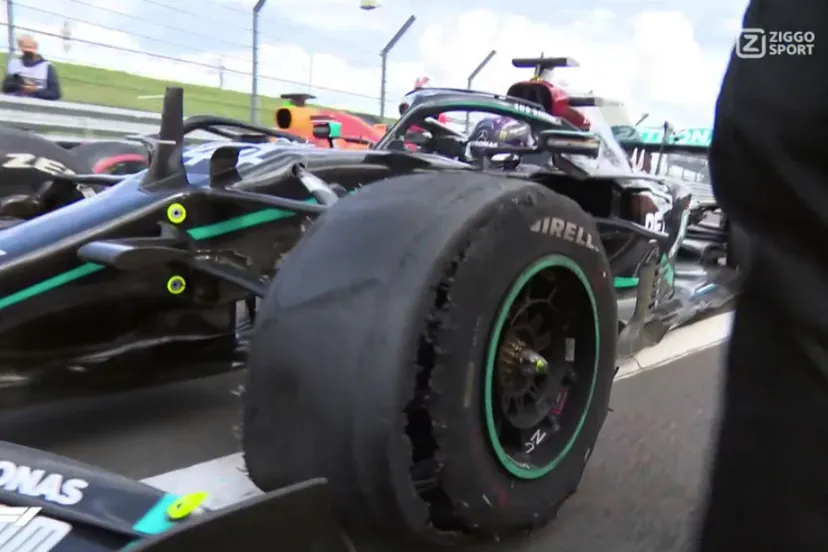 screenshot platte band lewis hamilton silverstone 2020