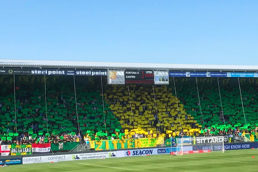 sfeeractie in fortuna sittard stadion