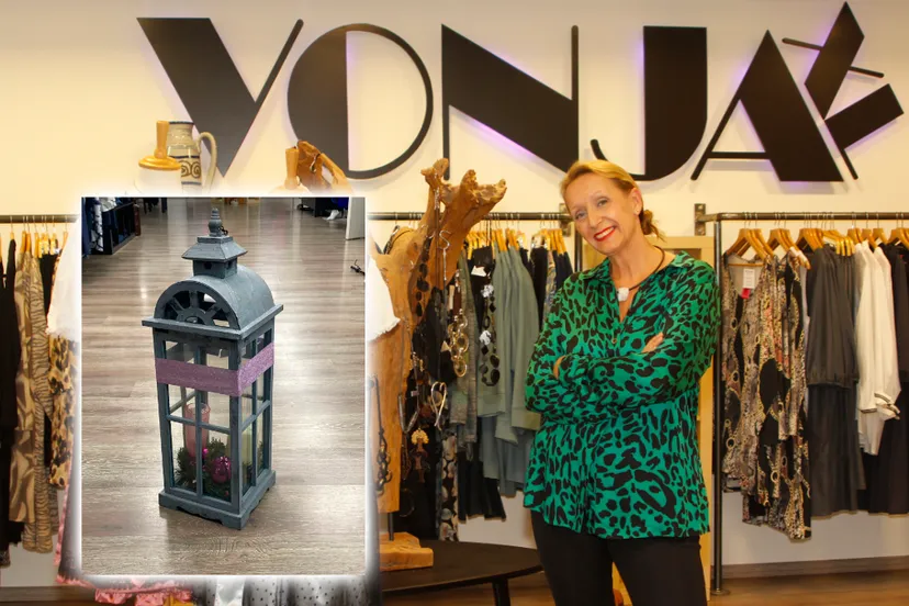 sfeerlamp gestolen van vonja xl modeshow 1 oktober 2022