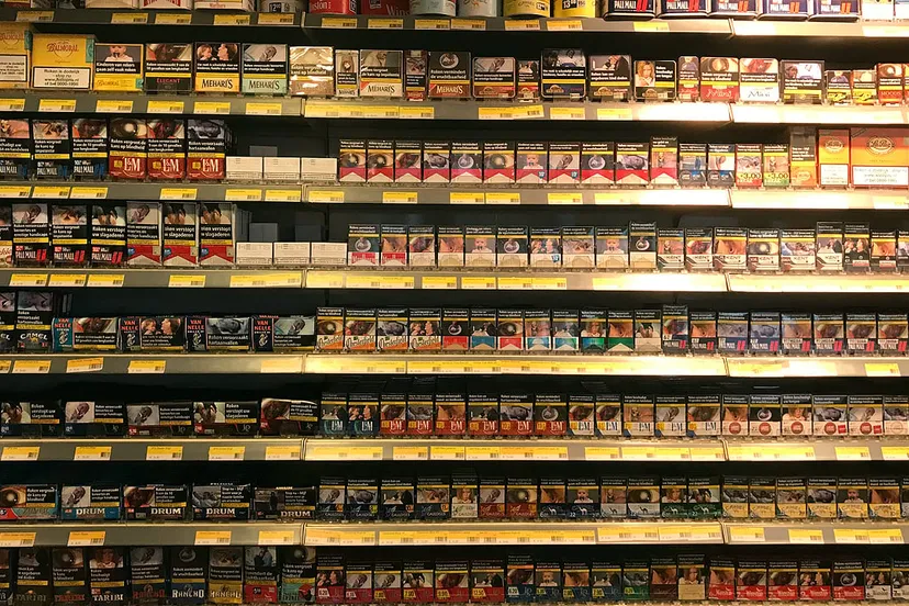 sigarettenrek tankstation