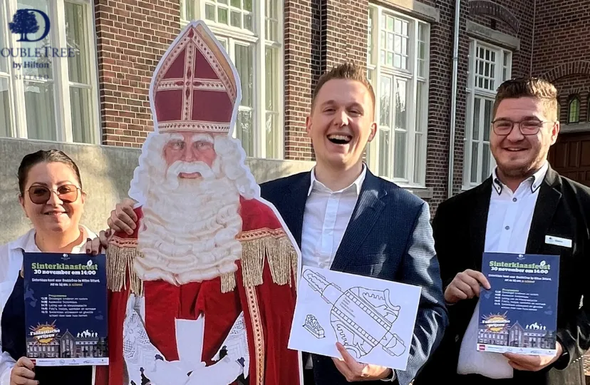 sinterklaas naar double tree hilton
