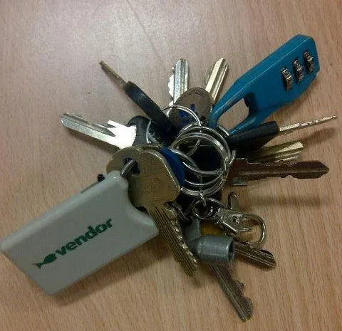 sleutelbos bij politie