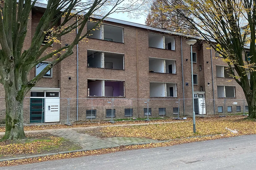 sloop oude portiekflats geleen zuid