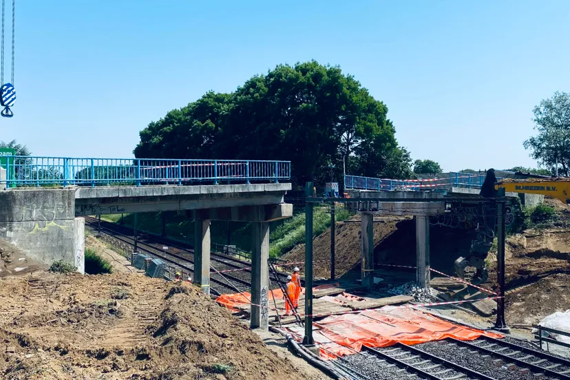 sloop spoorbrug veestraat bij sanderbout