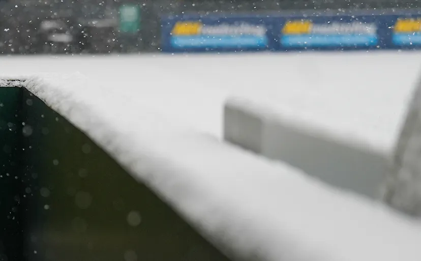 sneeuw op veld fortuna leit tot afgelasting