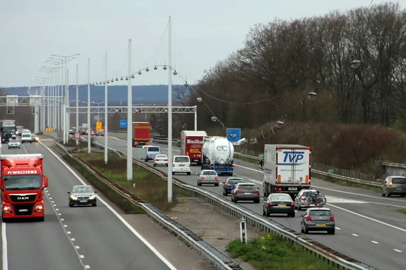 snelweg stein richting belgie vrachtverkeer