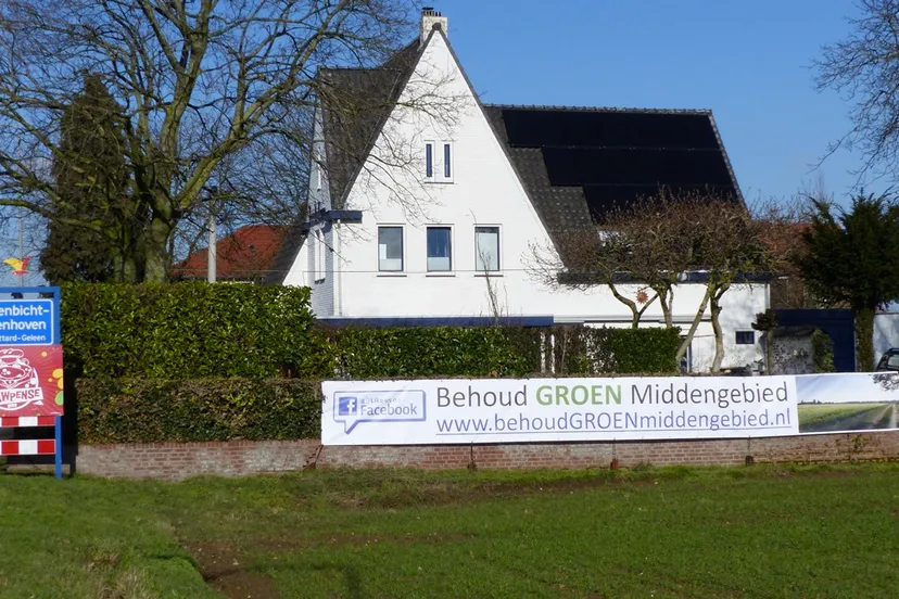 spandoek behoud groen middengebied gestolen
