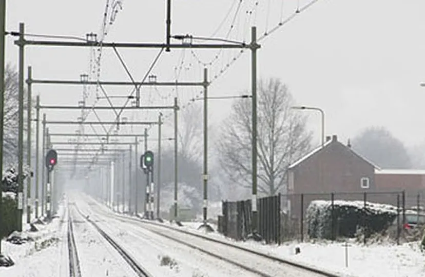 spoor sneeuw treinverkeer