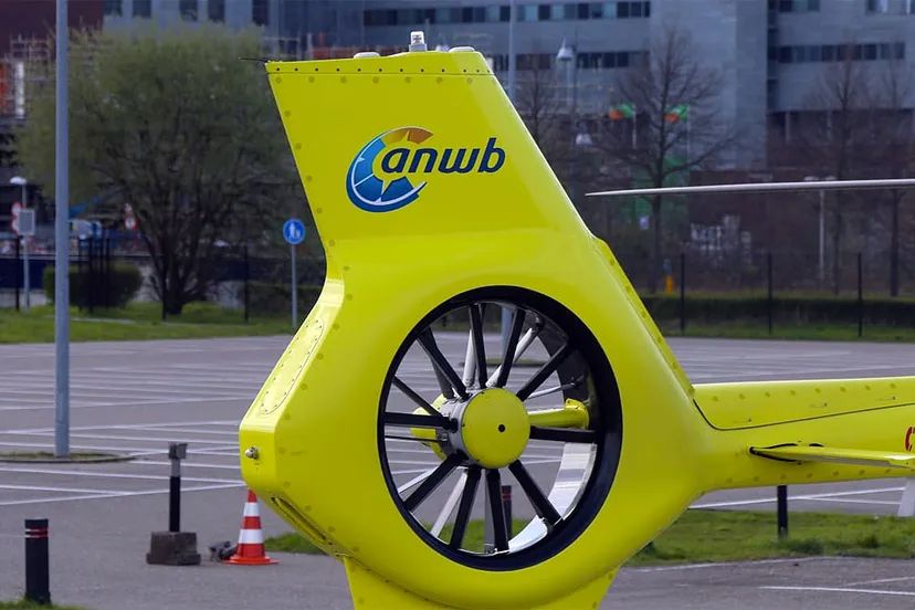 staartrotor helikopter bij zuyderland ziekenhuis